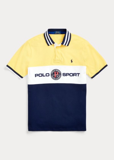 Men's Polo Ralph Lauren Custom Slim Fit Mesh Polos | 510326VEK